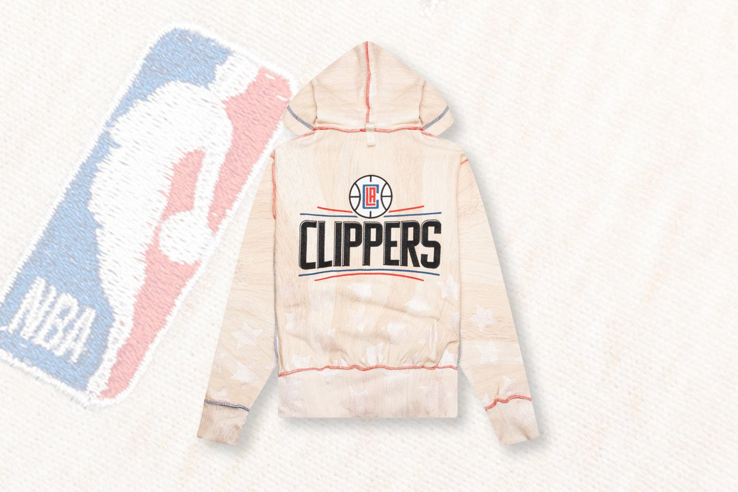 Advisory Board Crystals x LA Clippers Hoodie - Wood Grain