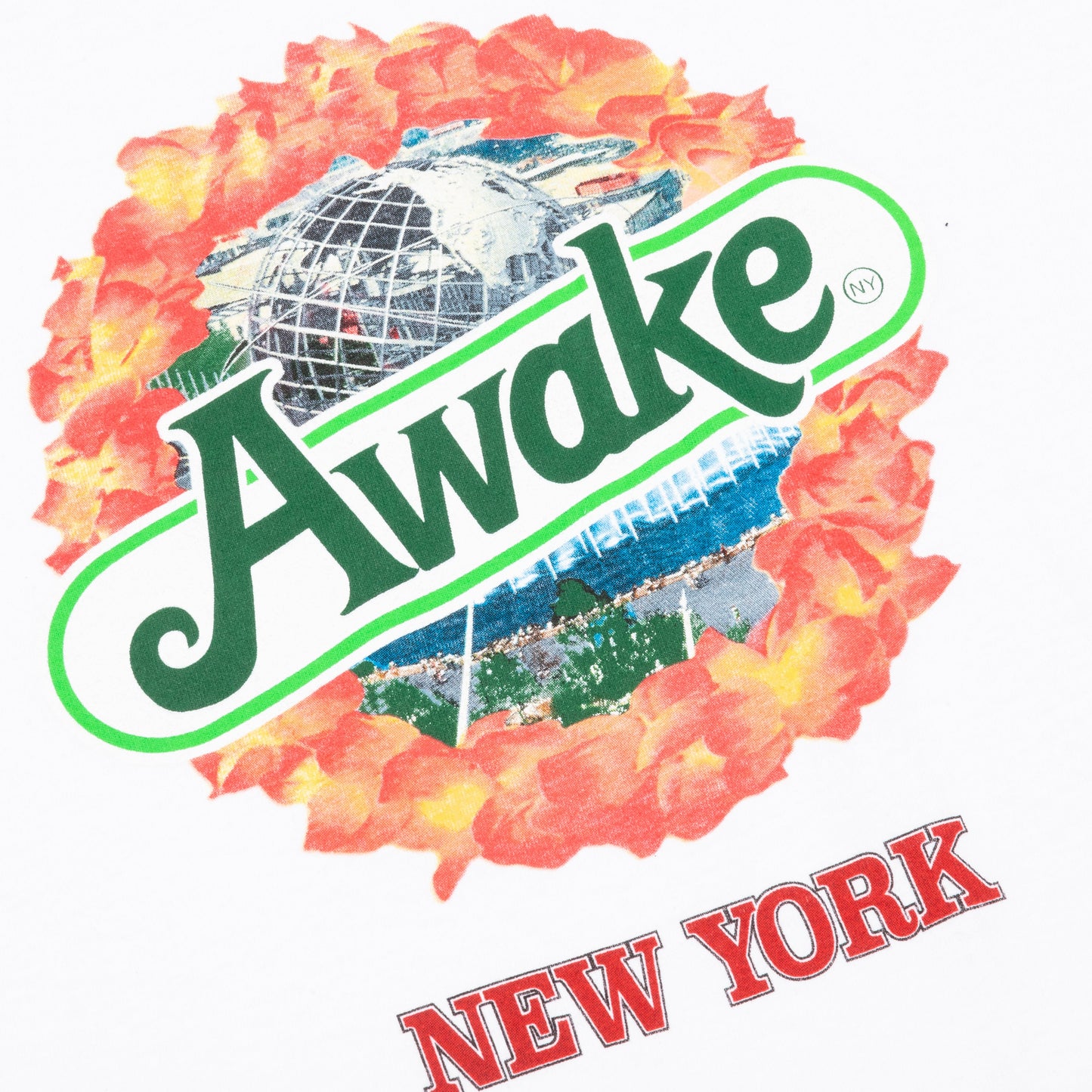 Awake Strawberry Kiwi S/S Tee - White