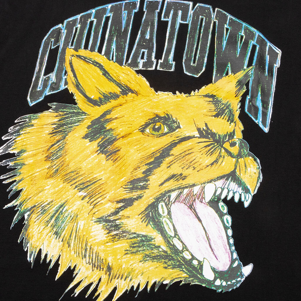 Chinatown Beware Sketch Tee - Black