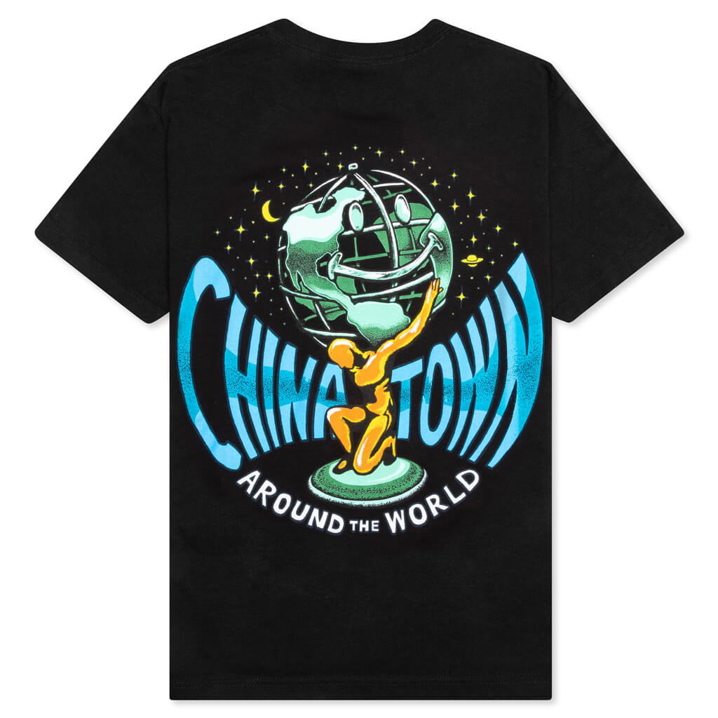 Chinatown Smiley Atlas T-Shirt - Black