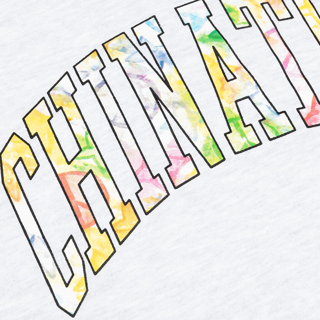 Chinatown Watercolor Arc Hoodie - Ash Gray