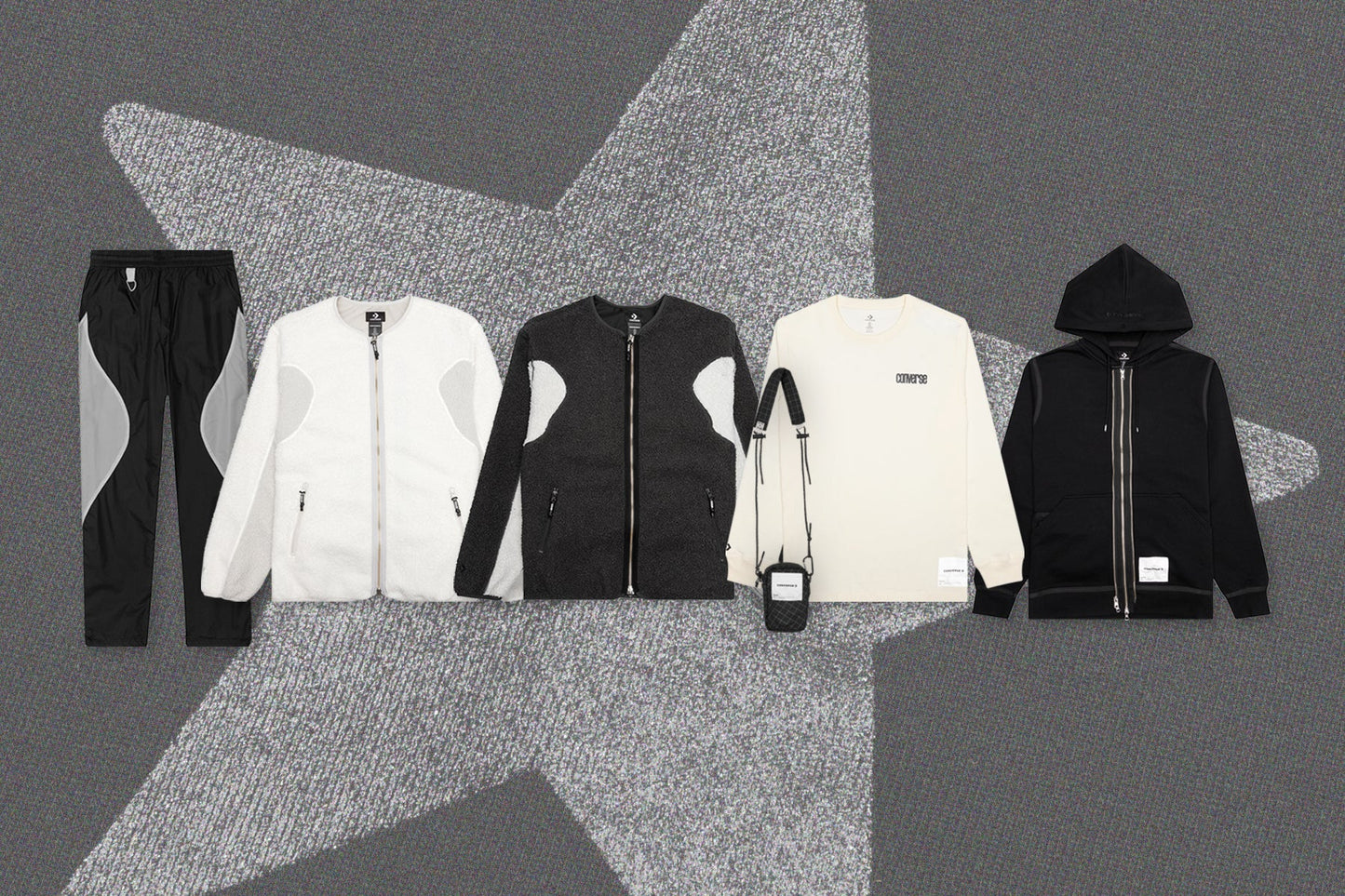 Converse x Slam Jam Utility Fleece - Black/Gray