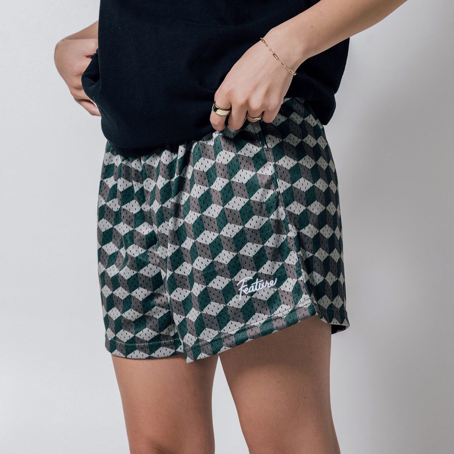 Cubert West Mesh Shorts - Coral