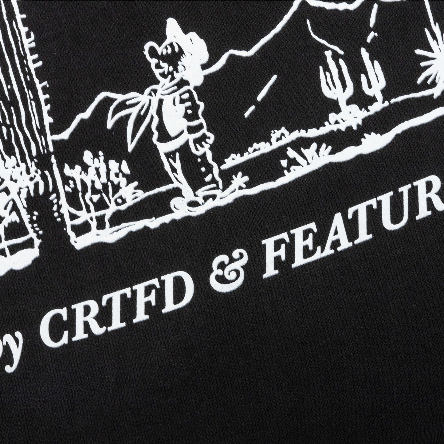 Feature x CRTFD T-Shirt - Black