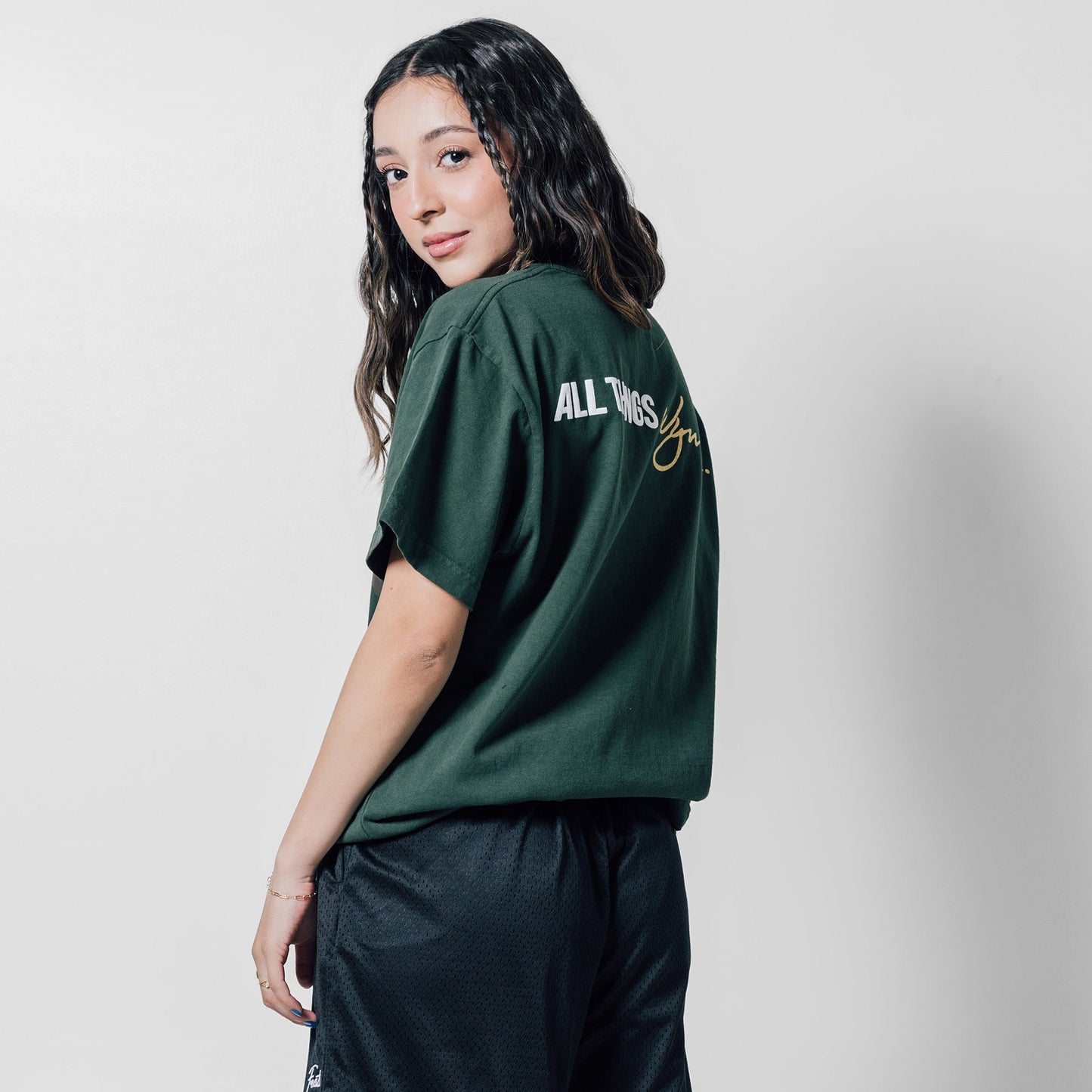 Feature x Wynn Logo Lock Up Tee - White