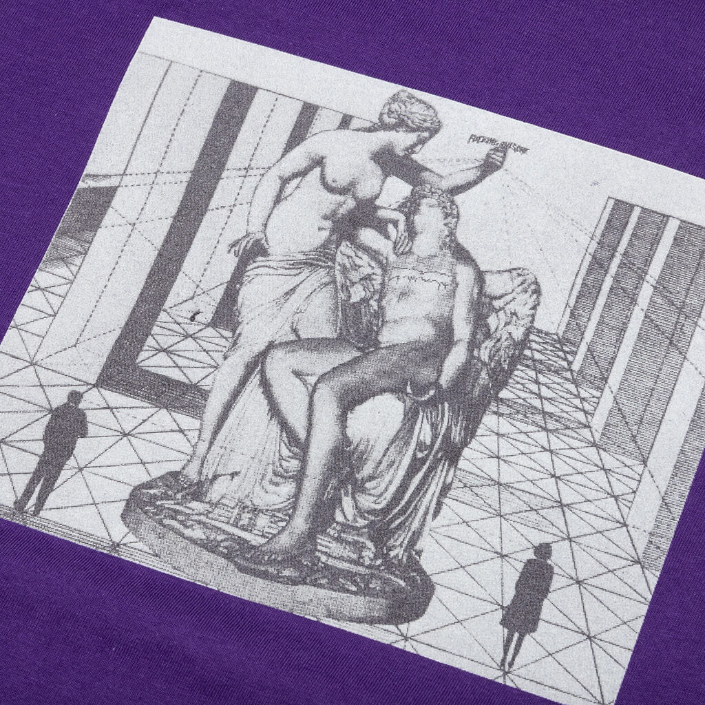 Perspective Statue Tee - Purple