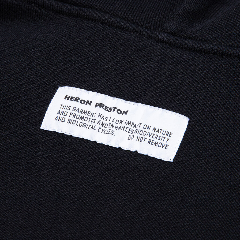 Heron Rainbow Hoodie - Black/White