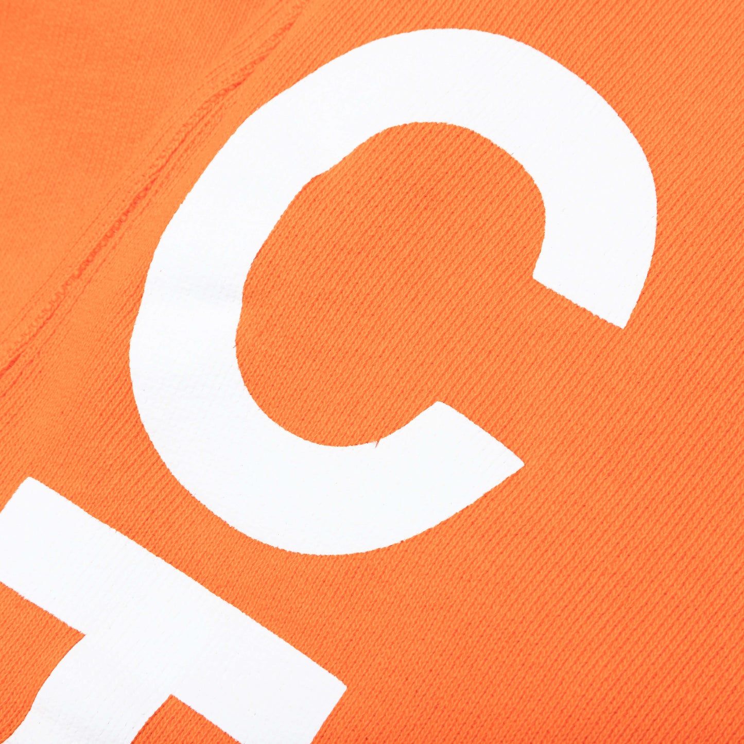 Plain Sweatpants CTNMB Vertic - Orange/White
