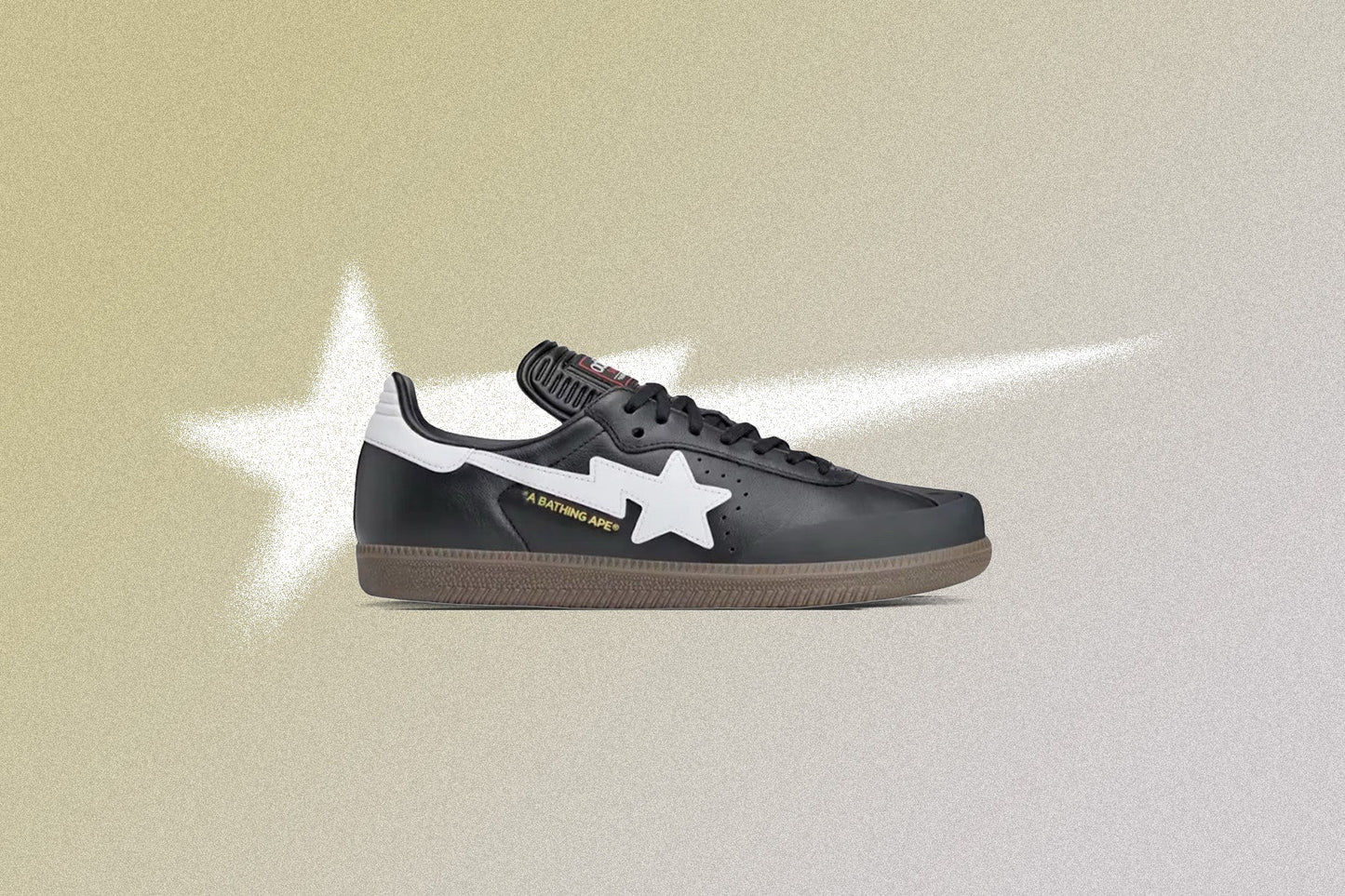 Adidas x BAPE Samba - Core Black/Cloud White/Gum
