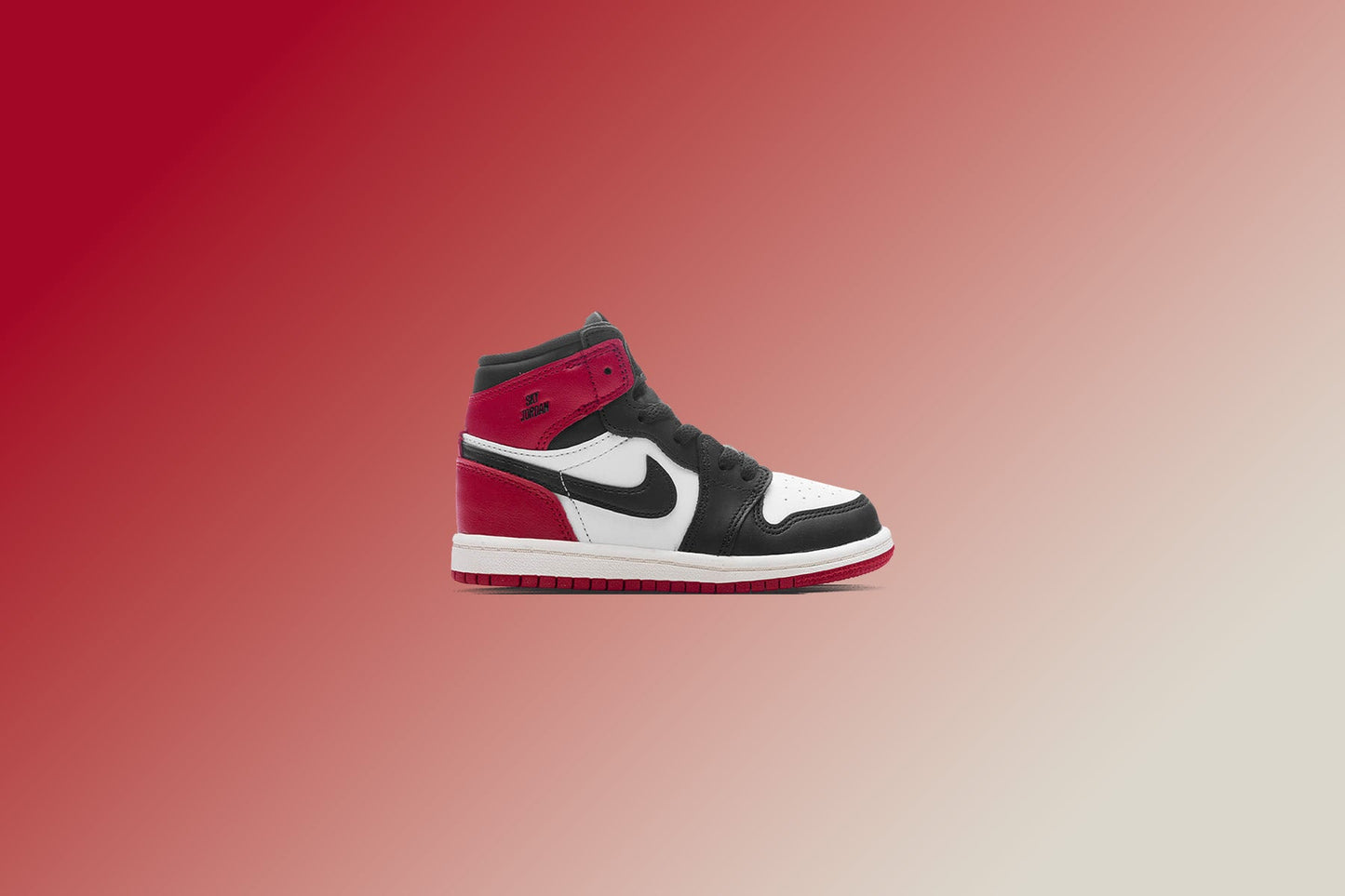 Air Jordan 1 Retro High OG 'Black Toe Reimagined' (TD) - White/Black/Varsity Red/Sail
