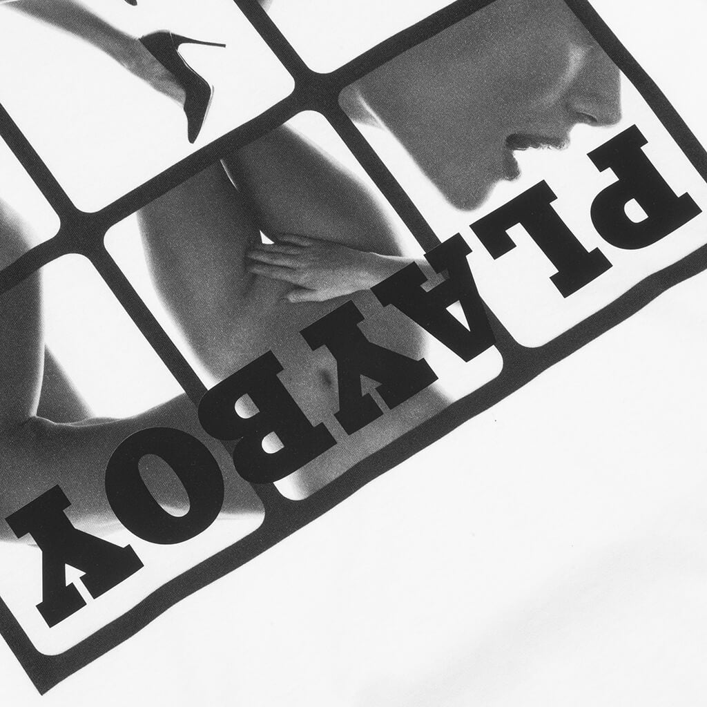 Playboy Grid T-Shirt - White/Black