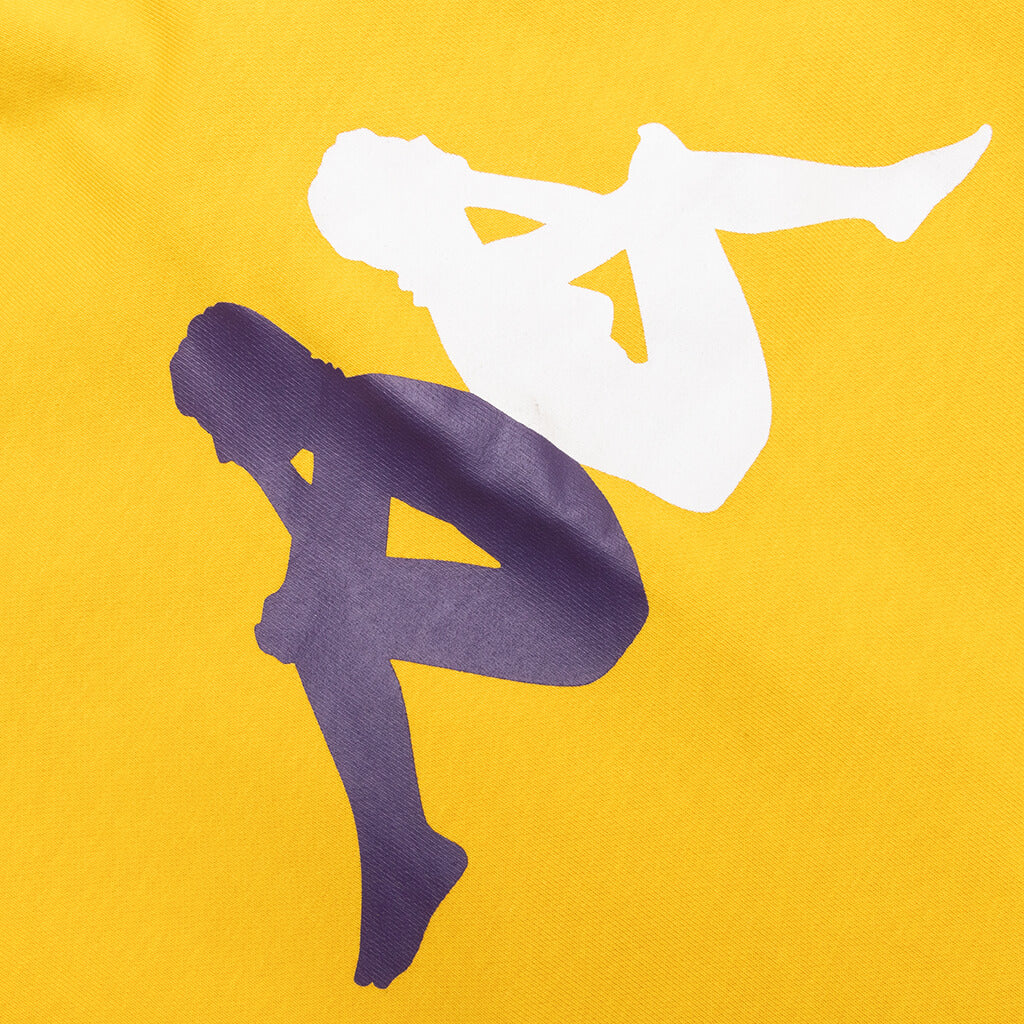 Authentic Sangone Shorts - Dark Yellow/Violet