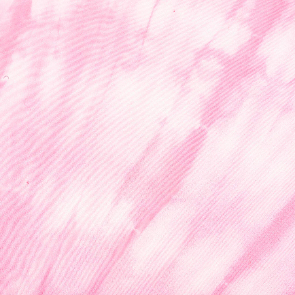 I Survived The Rolling Stones Crew Tee - Pink Tie Dye