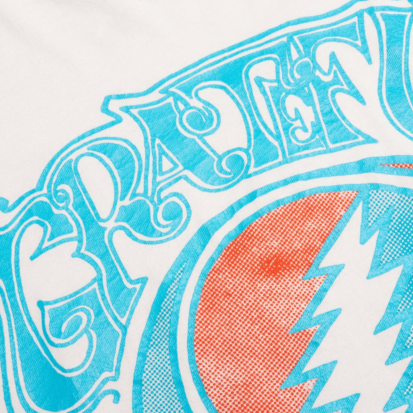 Grateful Dead Steal Your Face Crew Tee - Off-White