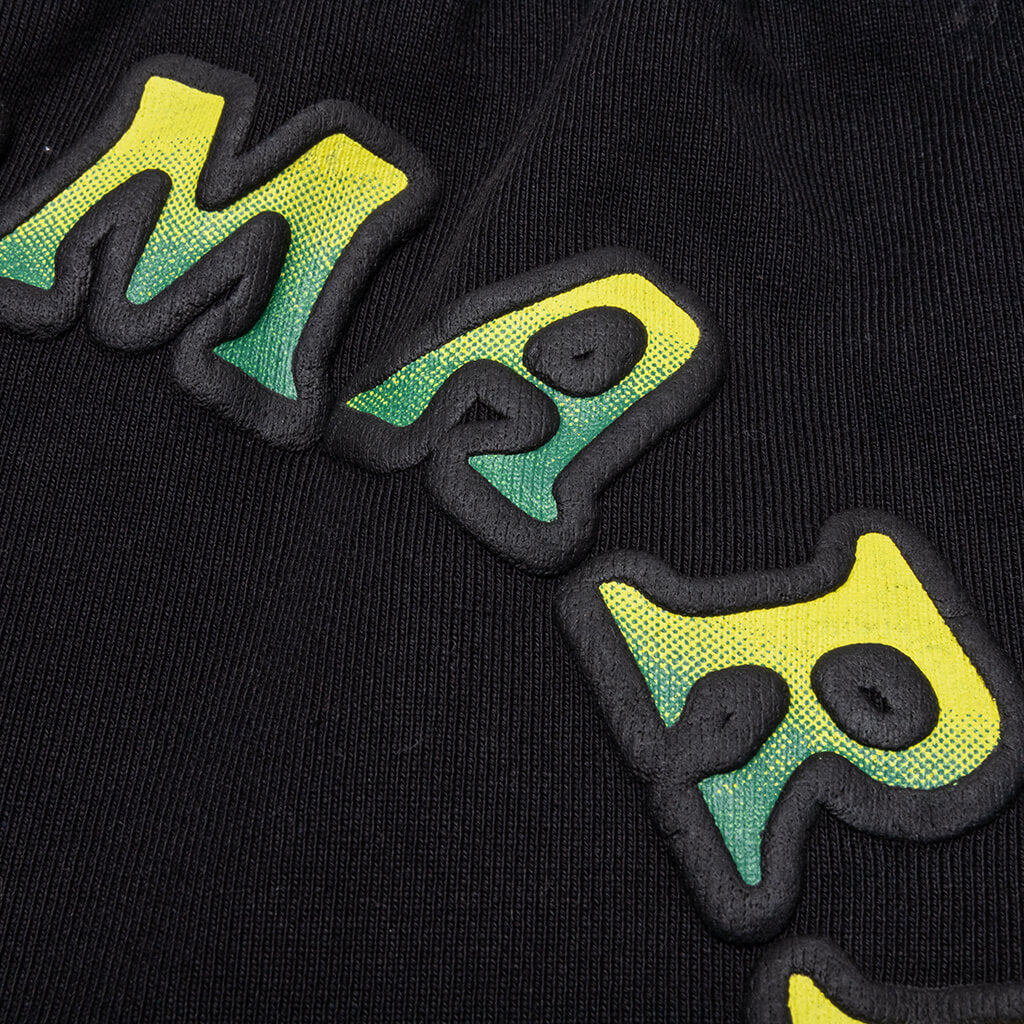 Cali Lock Gradient Sweatshorts - Black