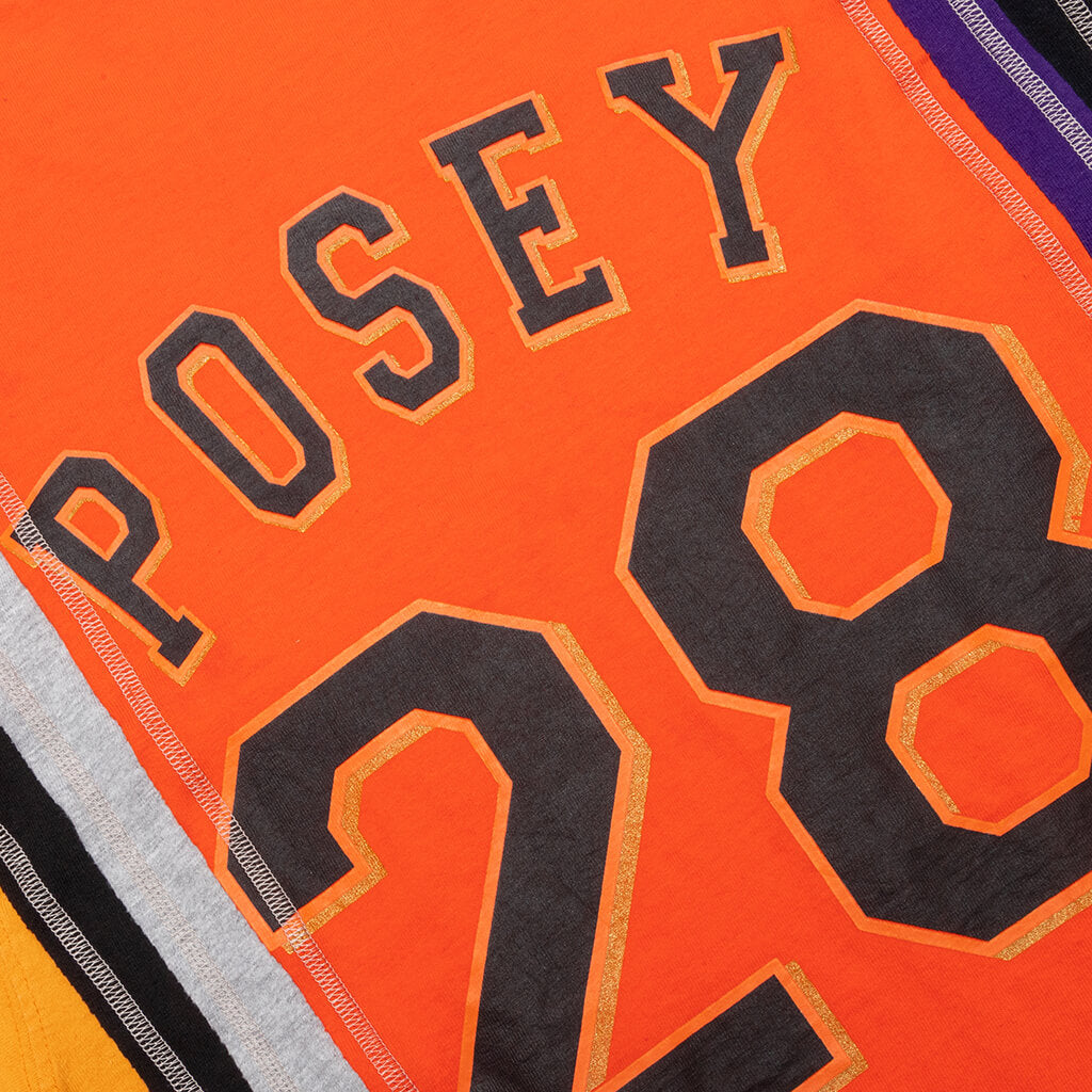 College 7 Cuts L/S Tee - Orange San