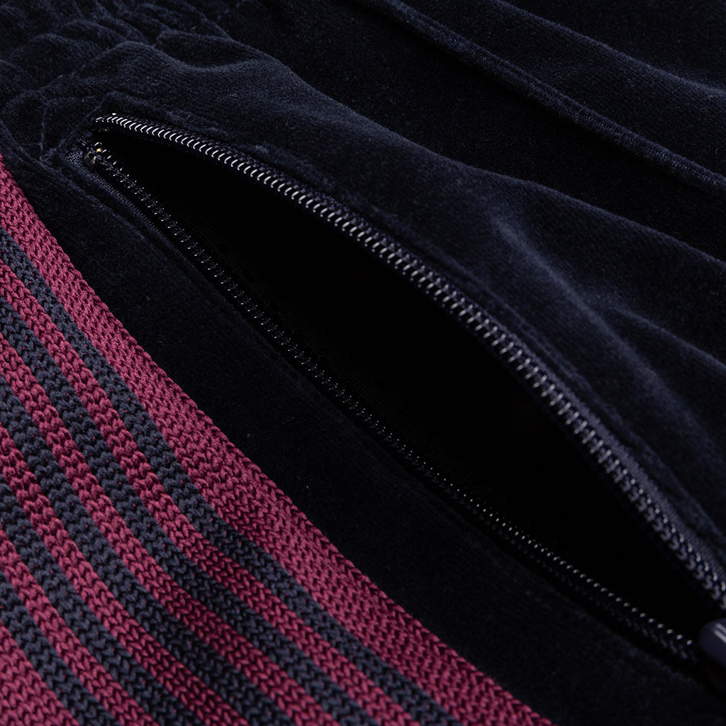 R.C. Velour Narrow Track Pant - Navy