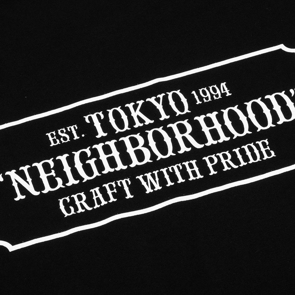 Bar & Shield L/S C-Tee - Black