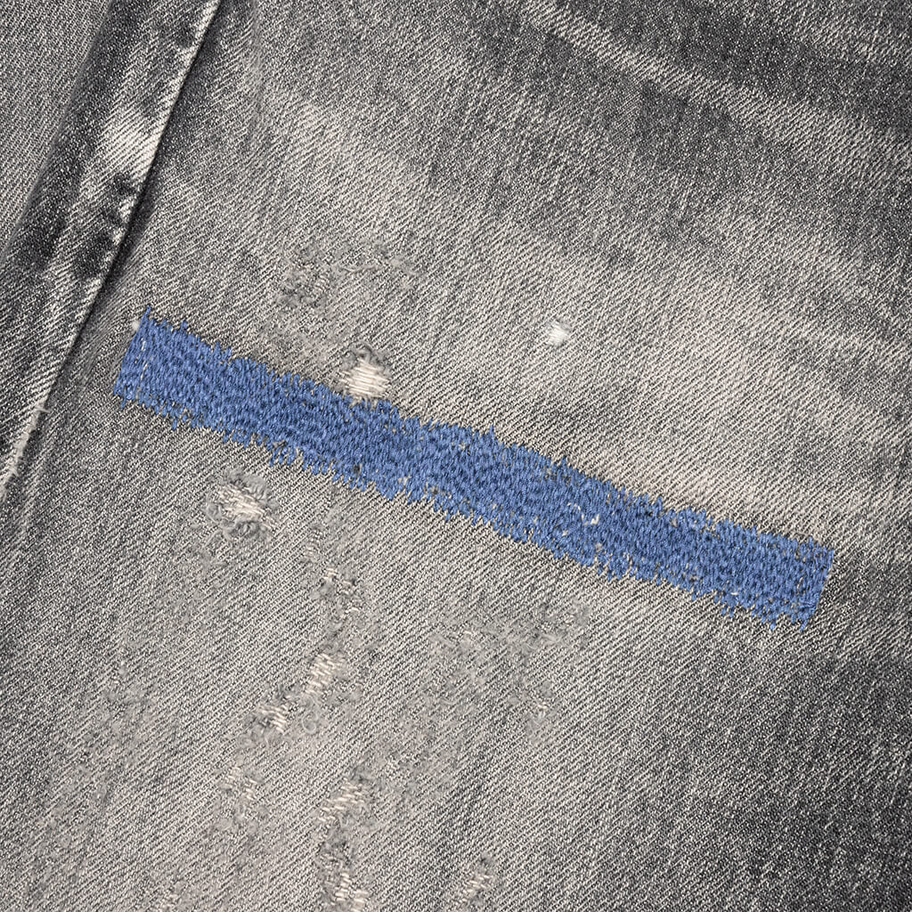 Block Savage DP Narrow 14OZ-PT Denim - Black