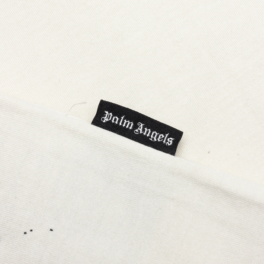 Glittered Logo Classic Tee - Off-White/Black