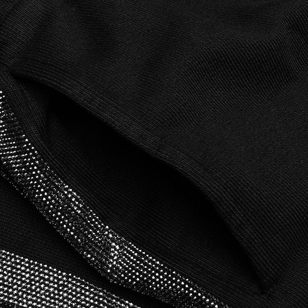 PXP Shiny Sweatpants - Black/Silver