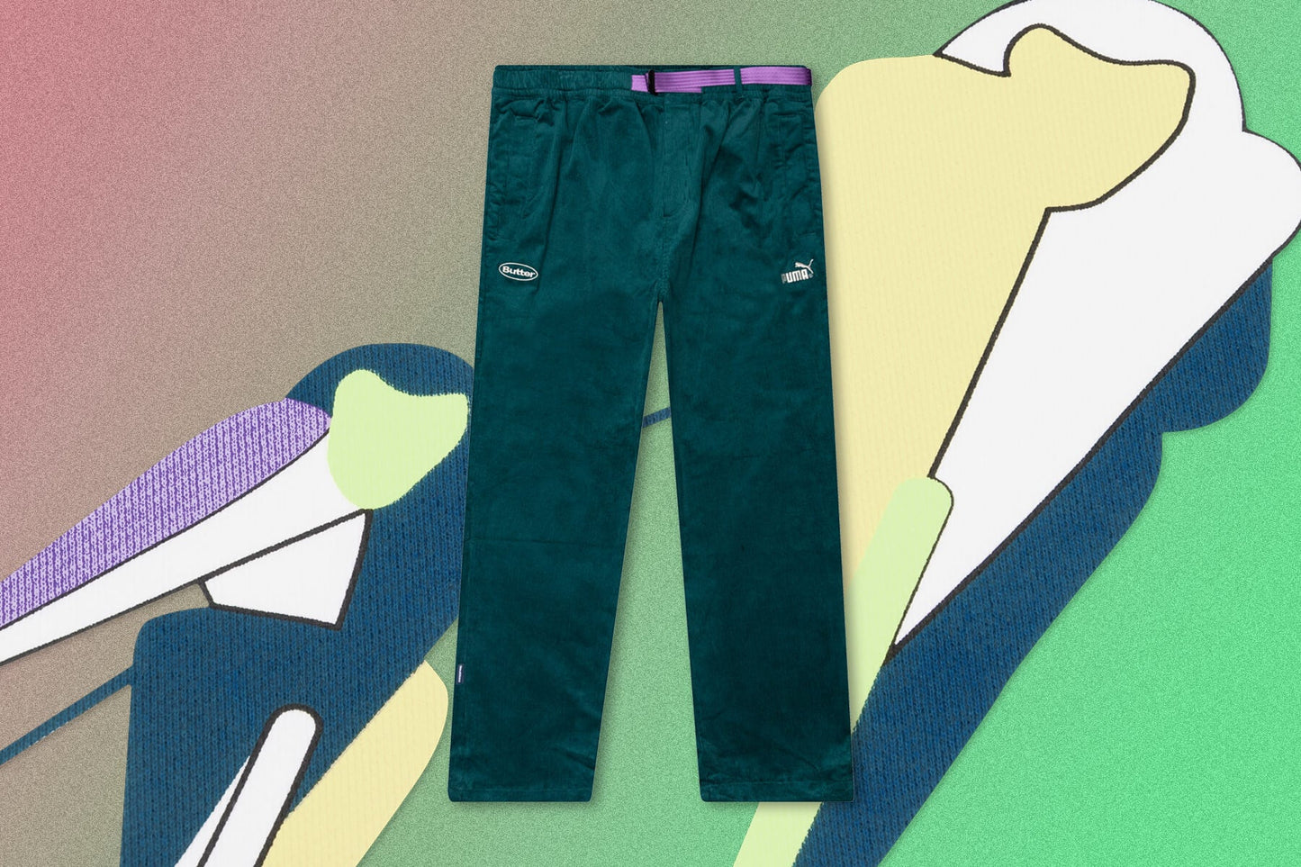 Puma X Butter Goods Track Pants - Green