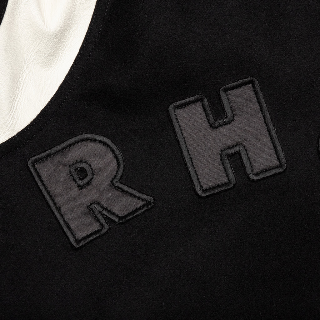 Lightning Varsity Jacket - Black