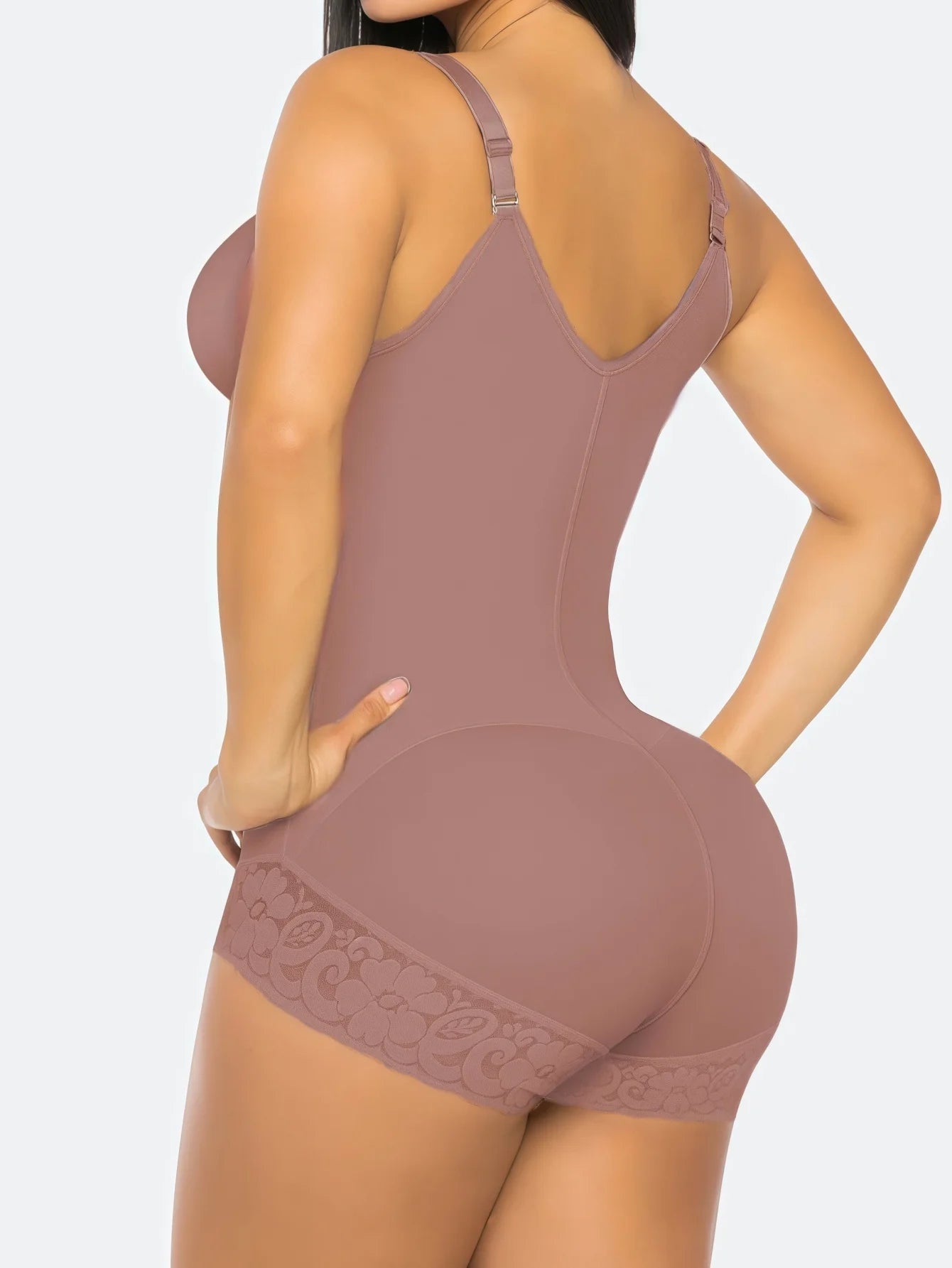 Double Compression Shapewear Butt Lifter Bodysuit Women