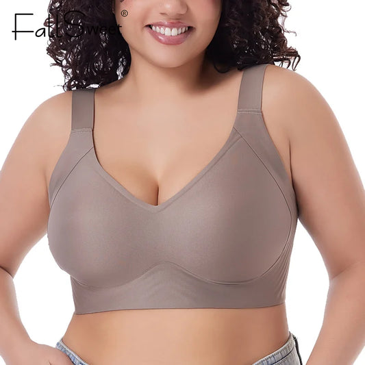 Seamless Push Up Bra Women Wireless Plus Size Bralette