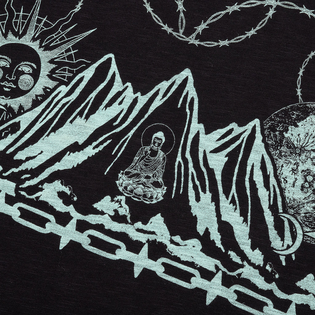 Tibetan Mountain T-Shirt - Black