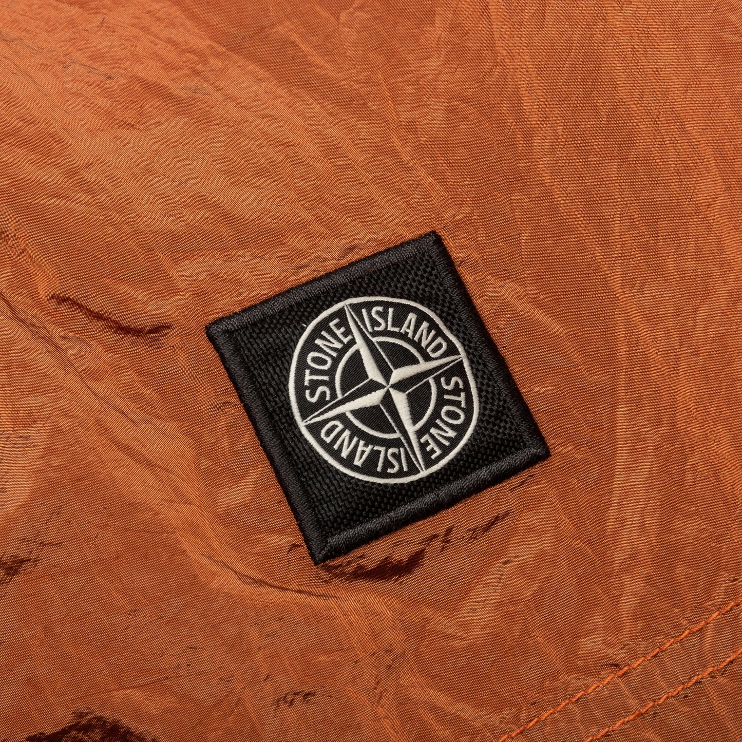 Nylon Metal Shorts - Orange