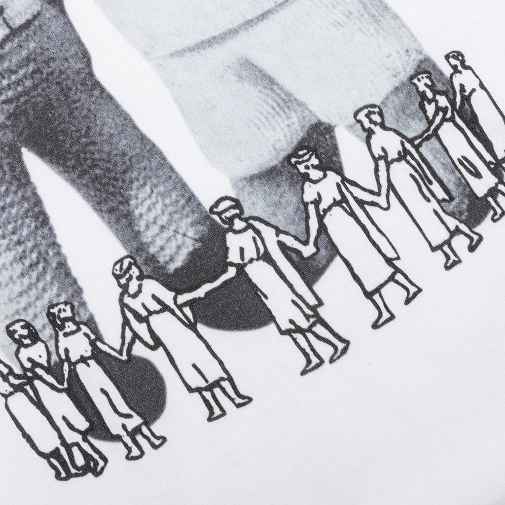 Bear Print T-Shirt - White