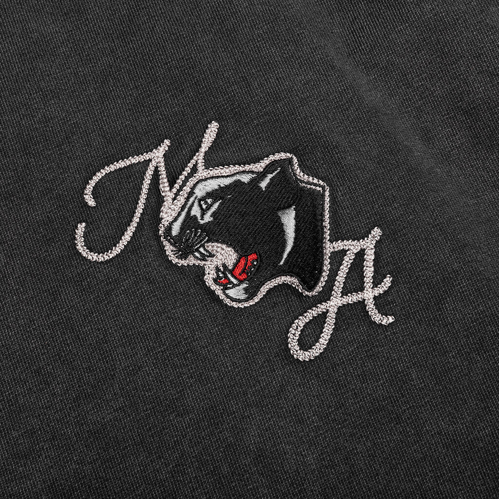 Vintage Panther Oversized Tee - Black