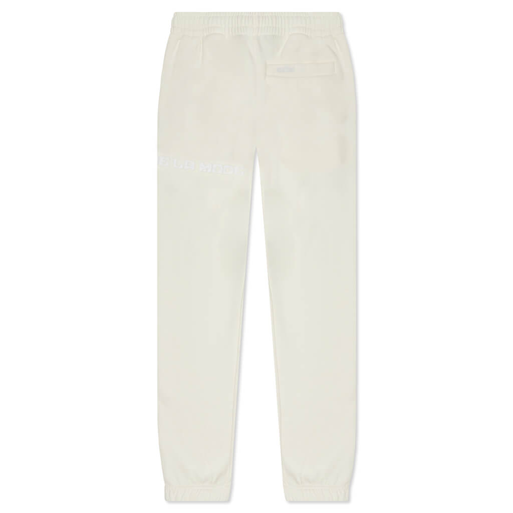 Glow In The Dark Sweatpants - Natural/White