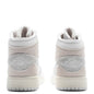 Jordan 1 Mid SE Craft (GS) - White/Light Orewood Brown/Tech Grey