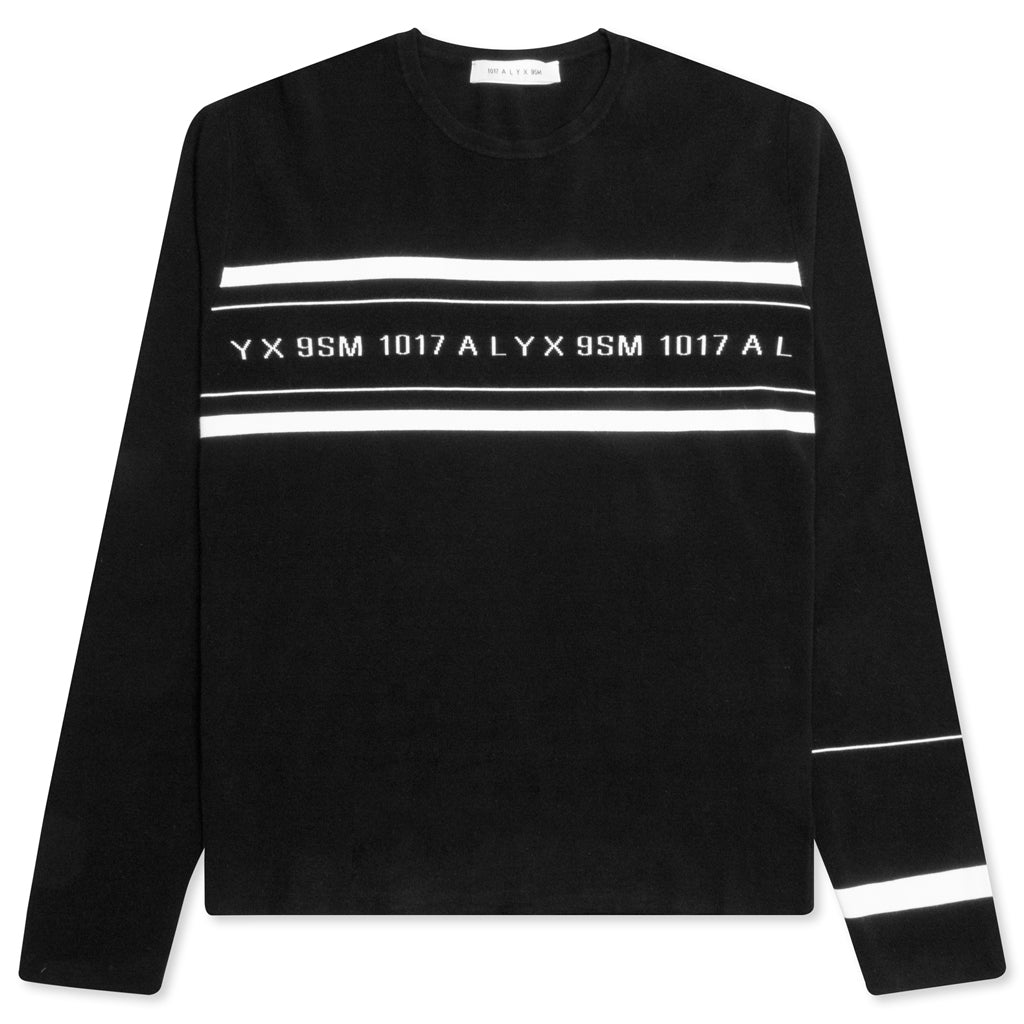 Band Logo Sweater - Black/White