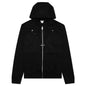 Double Zip Hoodie - Black