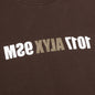 Mirrored Logo Crewneck - Deep Brown