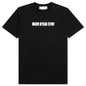 Mirrored Logo S/S Tee - Black