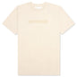 Studded Mirrored Logo Tee - Light Tan