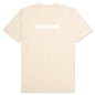 Studded Mirrored Logo Tee - Light Tan