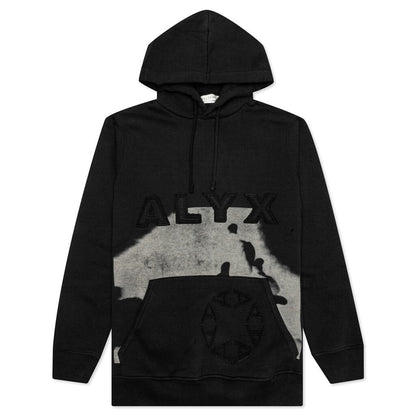 Cow Print Hoodie - Black