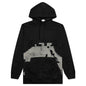 Cow Print Hoodie - Black