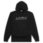 Logo Knit Hooded Sweater - Black