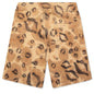 Leo Sweat Shorts - Leopard Pattern