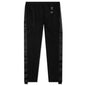 Buckle Detail Track Pant  - Black