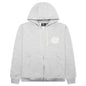 1976 Logo Zip Hooded Sweatshirt - Heather Grey