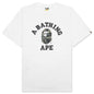 1st Camo College Tee - White/Green