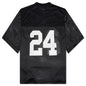 24 Mesh Boxy Jersey - Black