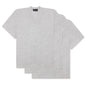 3-Pack Essential V-Neck Tee - Dark Heather